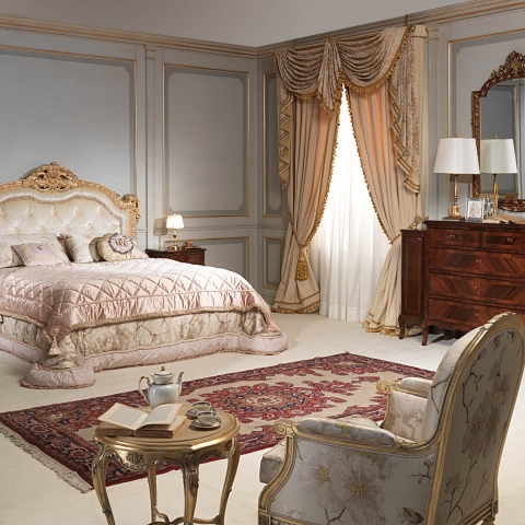 Classic french bedroom 19th century style