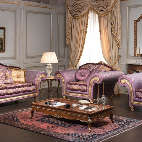 Salotto classico Imperial stoffa